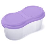 Контейнер для сыпучих продуктов №1, 0,5л фиолетовый - изображение