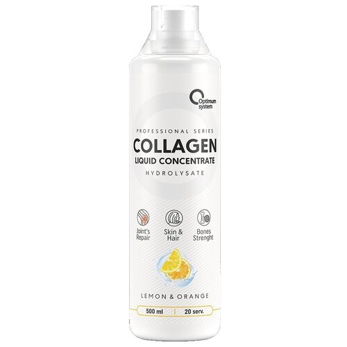 коллаген optimum system collagen concentrate liquid 500 мл апельcин лимон Collagen Concentrate Liquid 500 мл - Апельсин-лимон