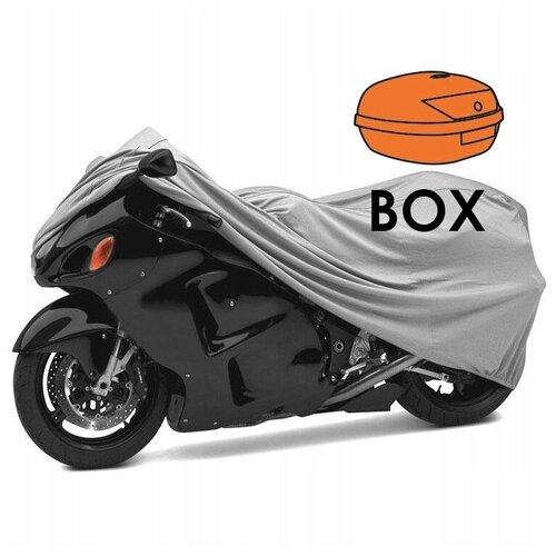 Защитный водонепроницаемый чехол для мотоцикла Extreme Style 300D размер XL-BOX. Размер 265 x 105 x 125 см+BOX