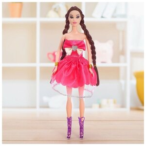 Фото Модельная кукла «Лера в платье», микс