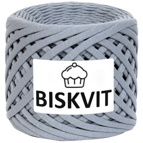 Трикотажная пряжа Biskvit Грей, 100 м