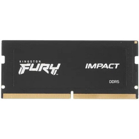 Оперативная память Kingston DDR5 SO-DIMM 16Gb 4800MHz pc-38400 FURY Impact CL38 1.1V (KF548S38IB-16)