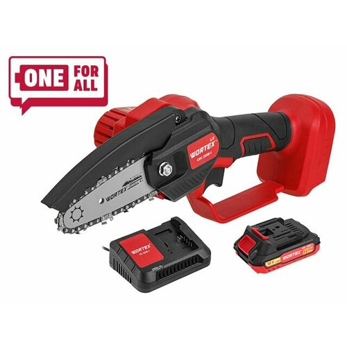Аккум мини-пила WORTEX LX CEC 2518-1 С 1 АКБ И ЗУ 6730₽