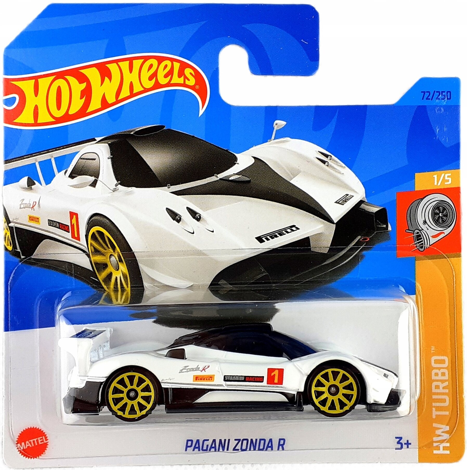 Машинка Mattel Hot Wheels Pagani Zonda R, арт. HKJ36 (5785) (072 из 250)