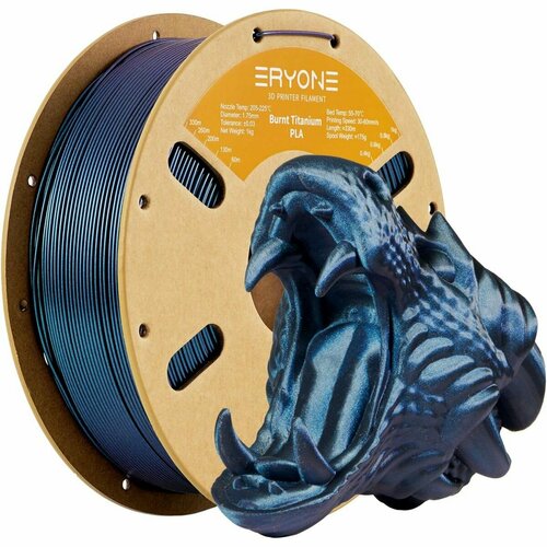 PLA Burnt Titanium Blue 1,75 мм 1 кг (Eryone) титановый синий