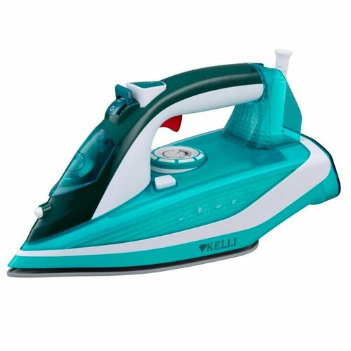Утюг 2600Вт Kelli с керамическим покрытием самоочистка вертикальное отпаривание 215400₽