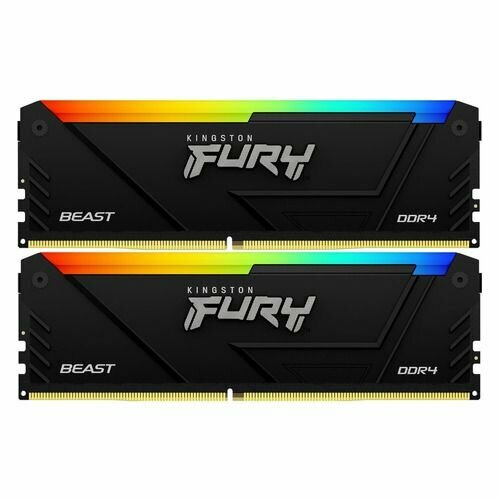 Оперативная память Kingston Fury Beast KF437C19BB12AK232 DDR4 - 2x 16ГБ 3733МГц DIMM Ret 17950₽