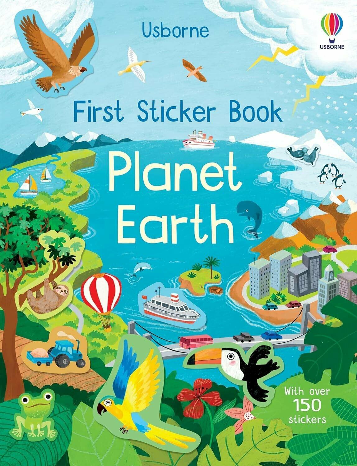 Kristie Pickersgill. First sticker book planet Earth Первый стикербук планета Земля /Книги на английском языке