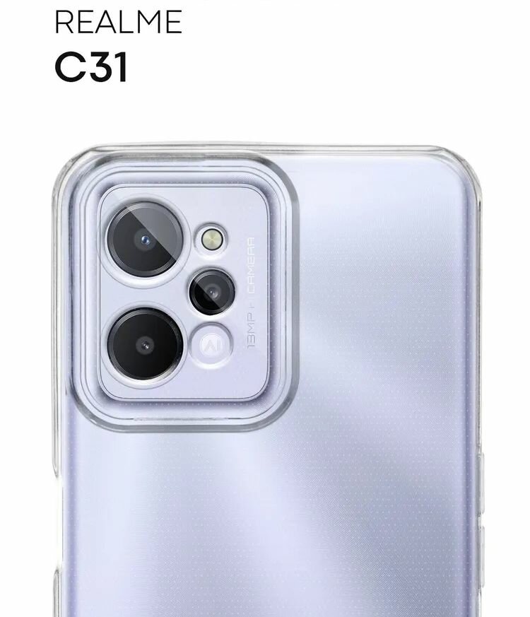 Чехол прозрачный для Realme C31