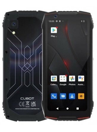 Мобильный телефон Cubot King Kong mini 3 6/128 ГБ, черный/красный