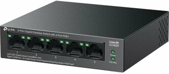 Коммутатор TP-Link LS105GP 5x1Гбит/с 4PoE 65W неуправляемый