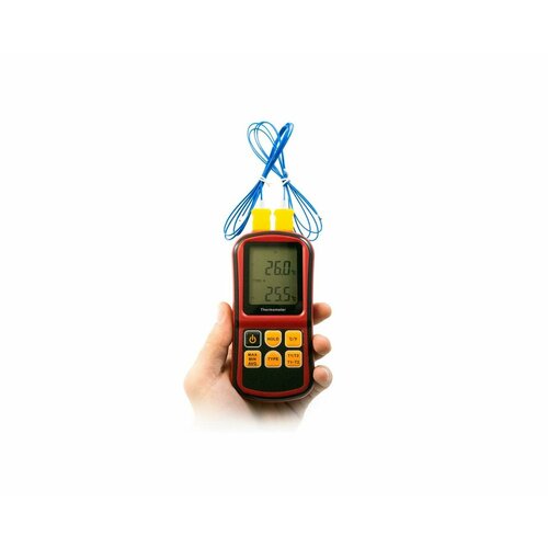 Измеритель термопары GM1312-HT (красн) (O44289TE) - многоканальный термометр, цифровой термометр с термопарой. Измерение от -250 до 1767