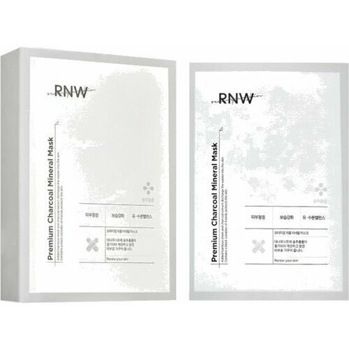 Набор тканевых масок для сужения пор RNW Premium Charcoal Mineral Mask 2741₽