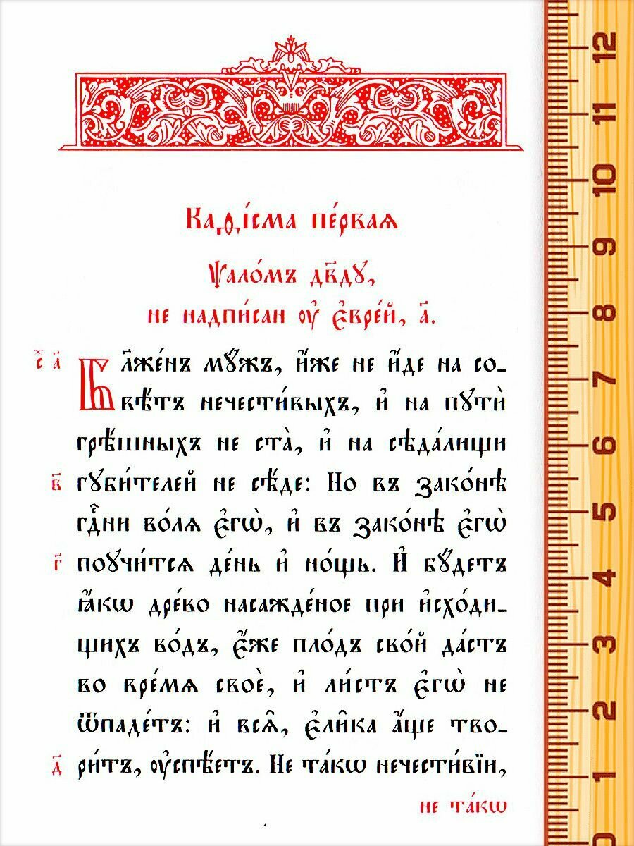 Псалтирь. Карманный формат. Церковно-славянский шрифт - фото №8