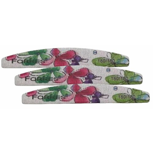 Пилка для ногтей любого типа Farres cosmetics 180180 грит 3 шт 533₽