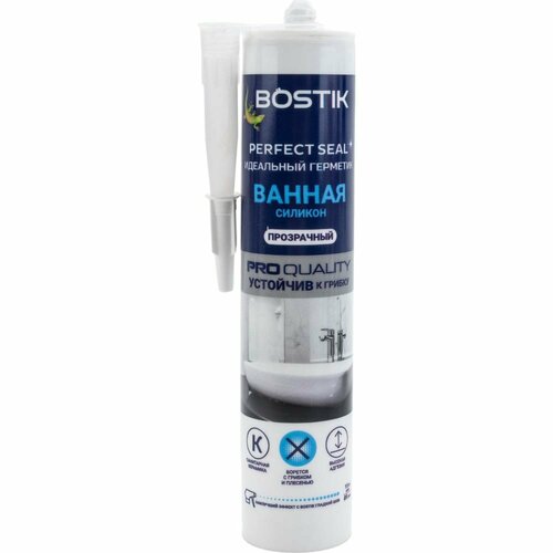 Герметик Bostik Perfect Seal Идеальный Ванная Силикон герметик межвенцовый zowo seal 5014 светлый дуб 620 мл