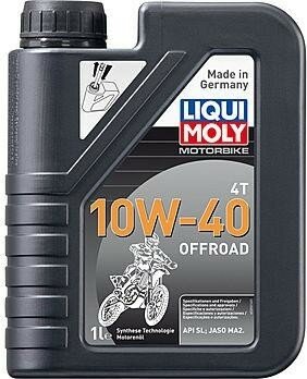Масло для мотоциклов LIQUI-MOLY SAE 10W40 Motorbike 4T Offroad 1 л 3055 синтетическое бут