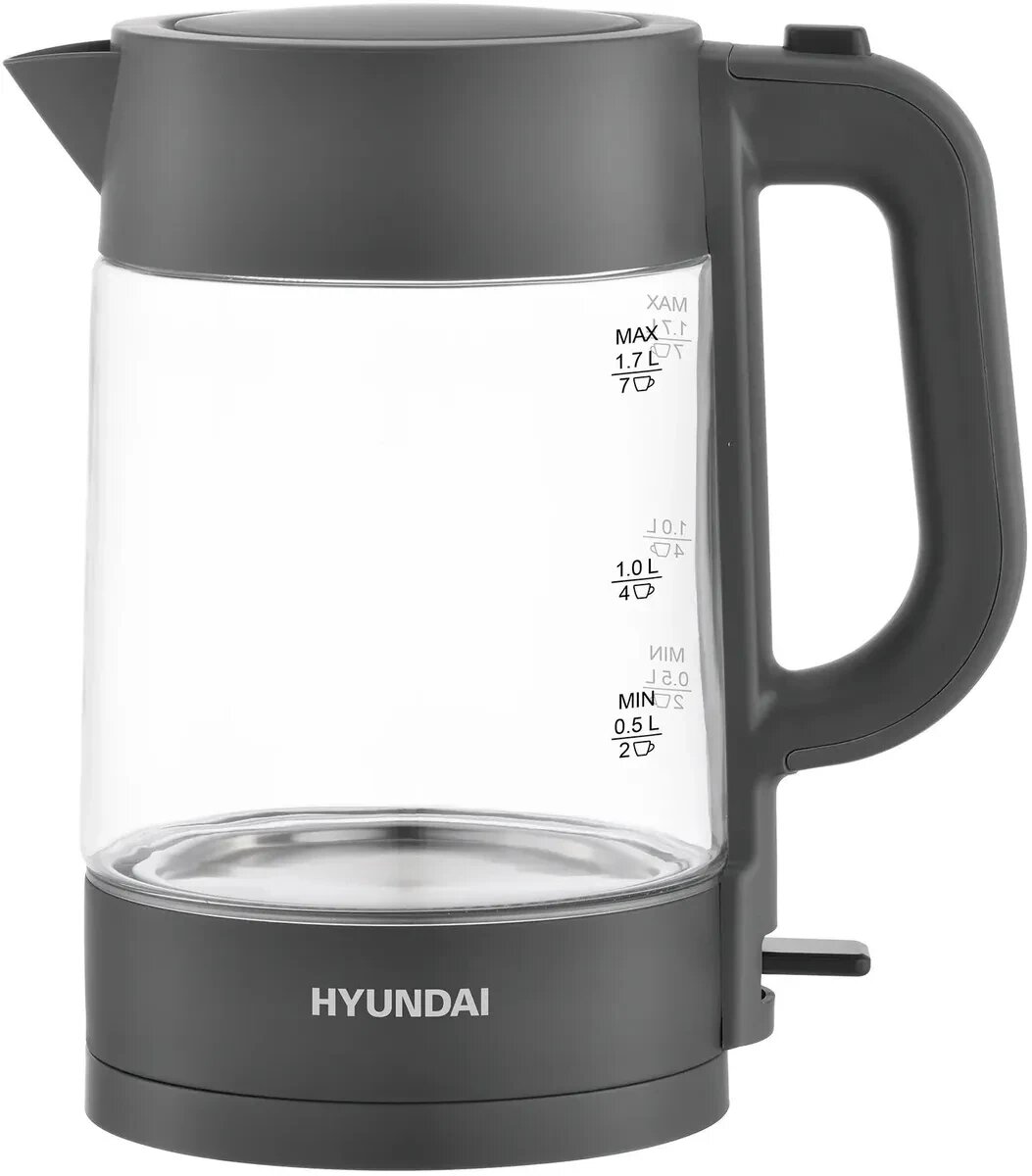 Чайник Hyundai HYK-G7707 графит