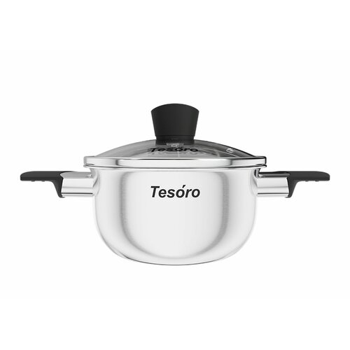 фото Кастрюля tesoro modica, 1.4 л, диаметр 16 см серебристый 1 1.4 л 16 см