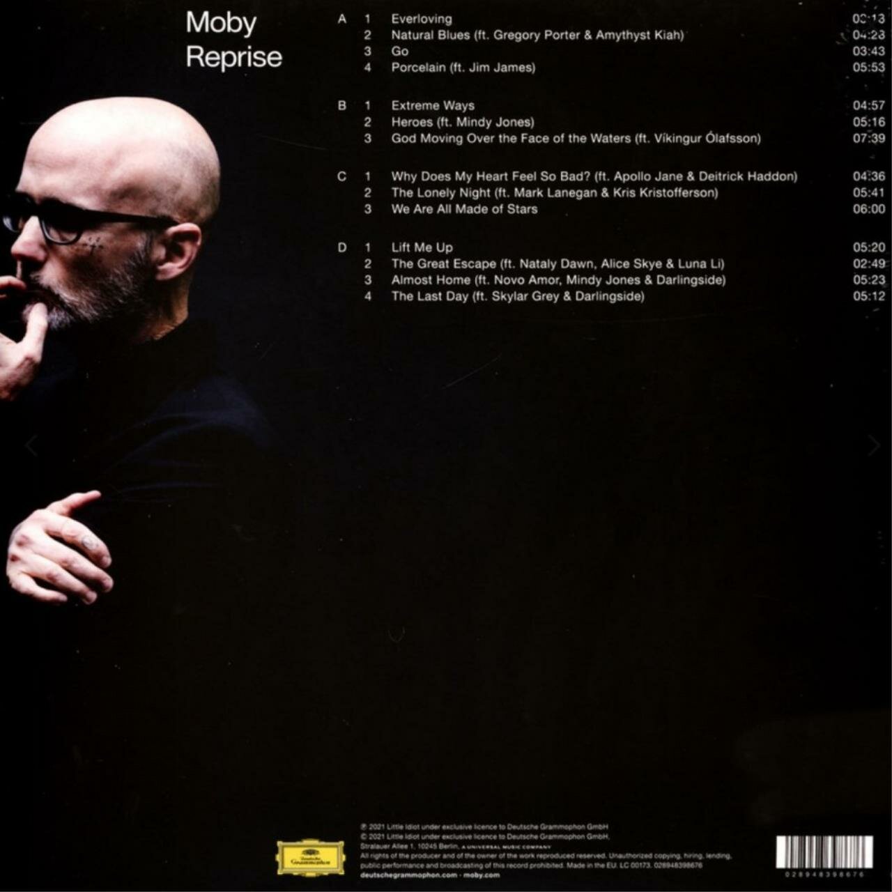 MOBY MOBY - Reprise (2 LP) Deutsche Grammophon Intl - фото №7