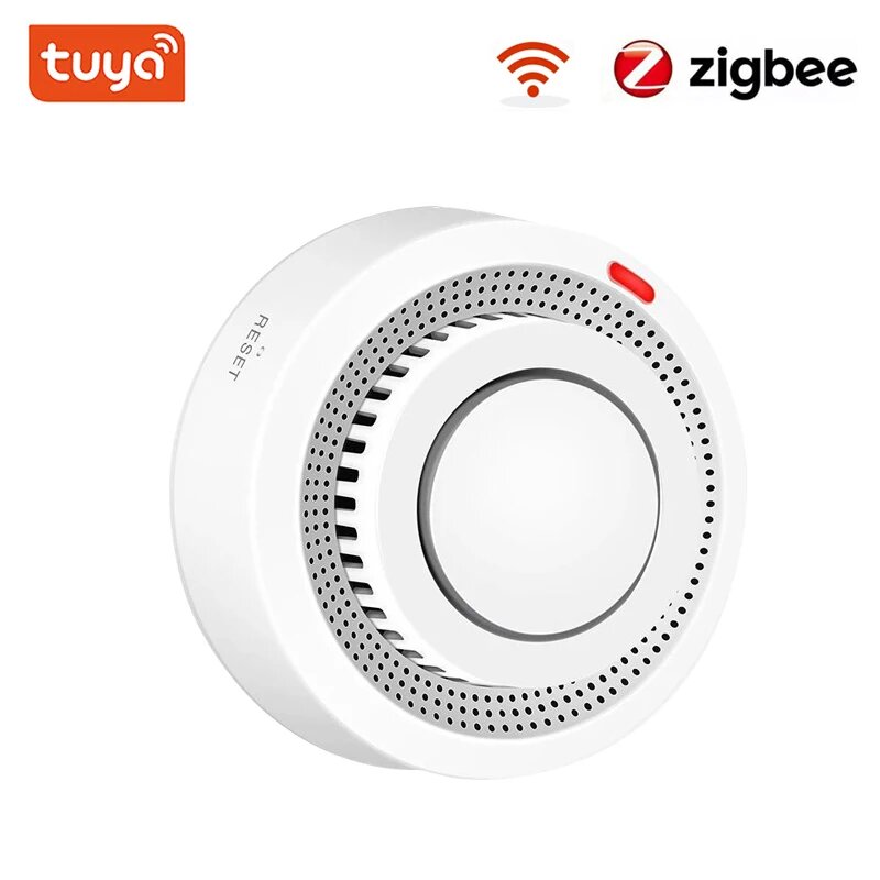 Датчик дыма Tuya Zigbee/Wi-Fi, Zigbee Version
