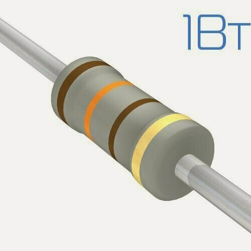 Изображение товара 39 кОм 1Вт 5% резистор (10шт)