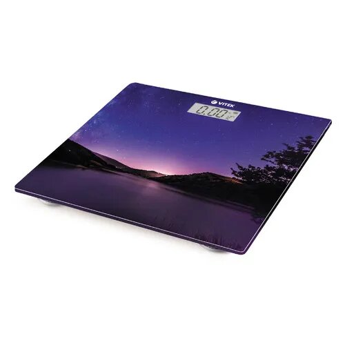 Напольные весы Vitek VT-1972, до 180кг, цвет: рисунок