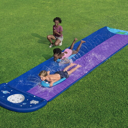 Изображение товара Водная дорожка для скольжения Lunar Double Slide 488 см с двумя серфами, Bestway (Бествей), 52642