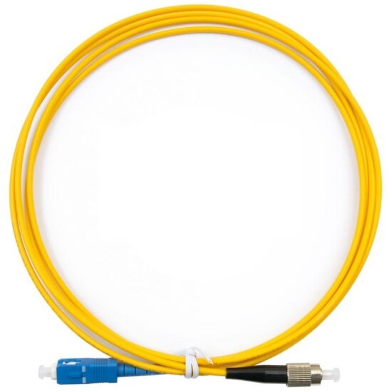 Патч-корд оптический Toplan , симплексный, FC/UPC-SC/UPC, 657A1, 1 м, LSZH