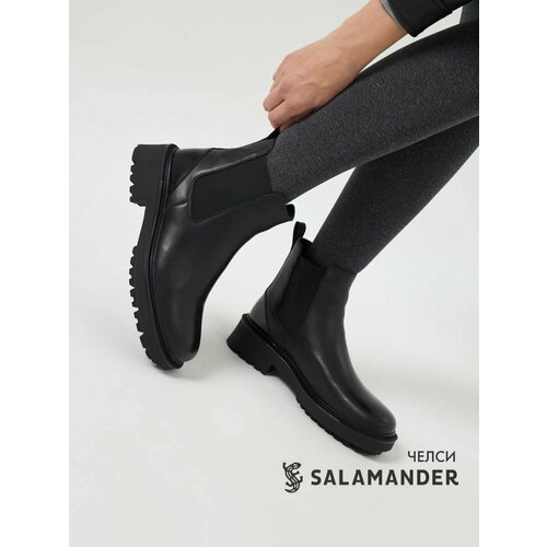 фото Ботинки salamander, размер 36, черный
