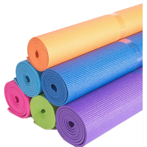 Коврик для йоги YOGA MAT (61х173х0.6 см) ПВХ, с чехлом (Сиреневый)