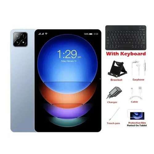 Pad 7S Pro 11 дюймов 22ГБ1ТБ Blue with Keyboard 22GB 512GB 10059₽