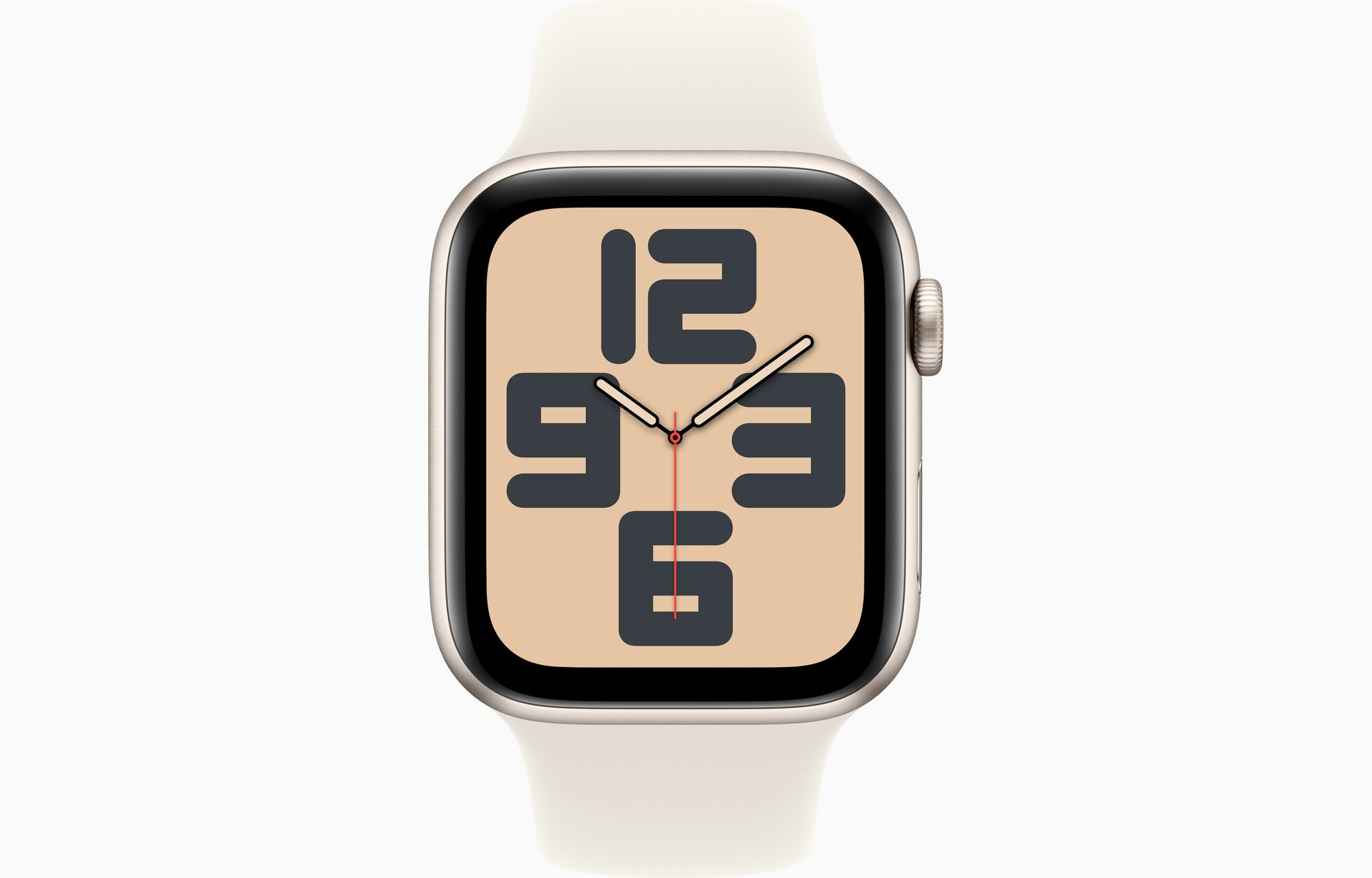 Обзор: Умные часы Apple Watch SE 2024 GPS 44мм, Starlight Aluminium Case with Starlight Sport Band - M/L