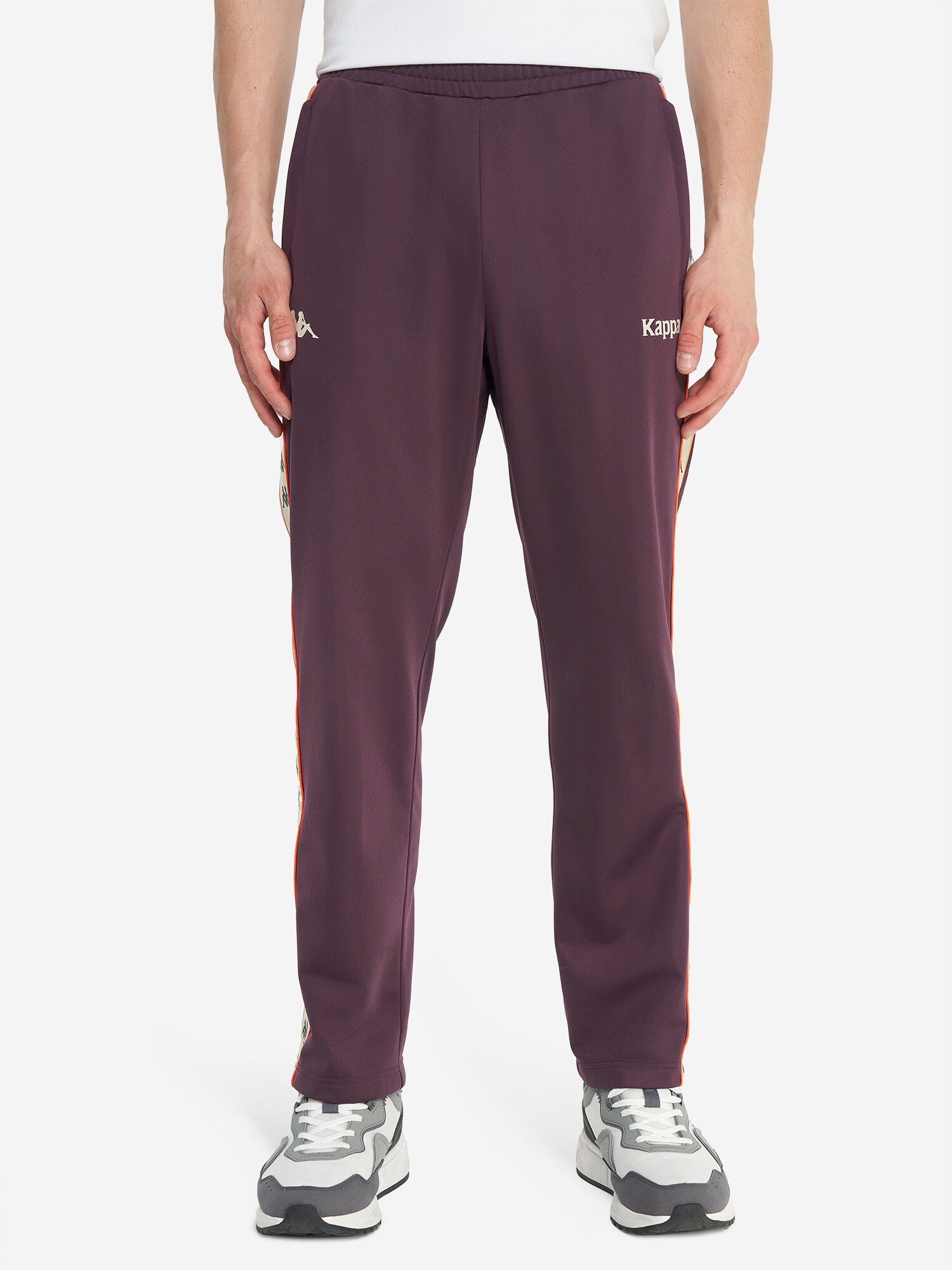 Брюки Kappa, размер 50, бордовый — фото 1