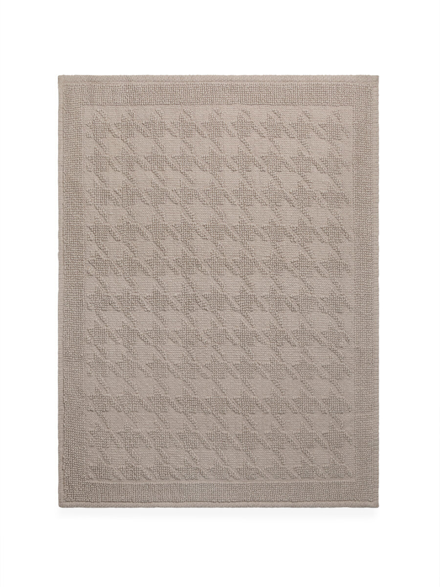 Коврик универсальный DeNASTIA 60x80см, букле , хлопок, бежевый — фото 1