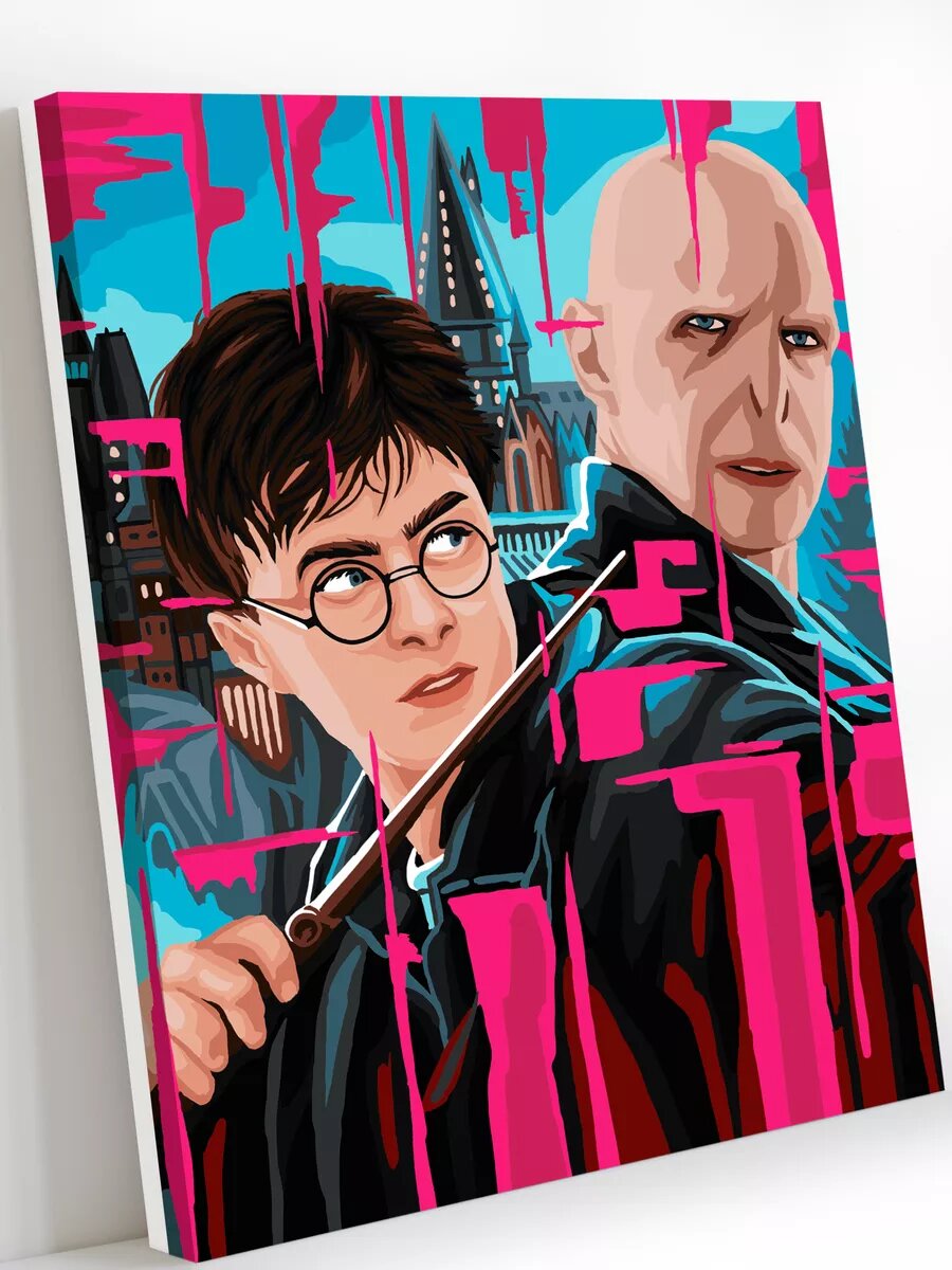 Картина по номерам Hobby Paint Гарри Поттер и Темный Лорд