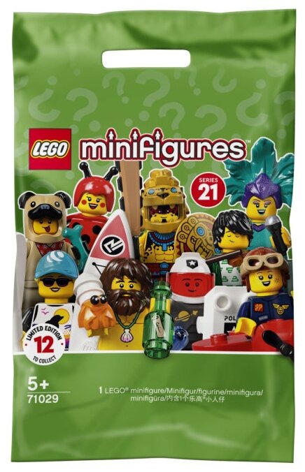 Конструктор LEGO Collectable Minifigures 71029 Серия 21, 8 дет.