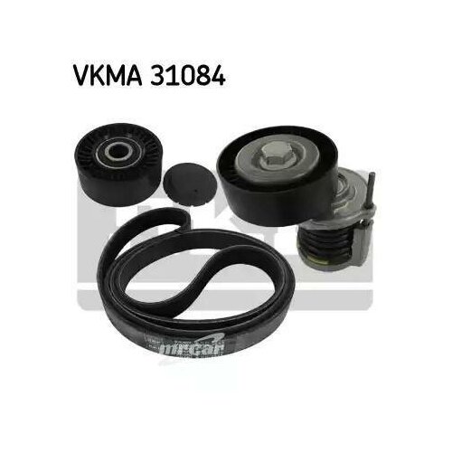 фото Skf vkma31084 ремень грм зубчатый с роликами, комплект