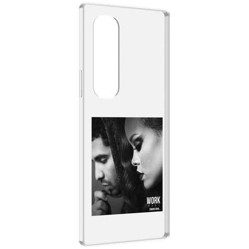 Чехол MyPads Rihanna feat для Samsung Galaxy Z Fold 4 (SM-F936) задняя-панель-накладка-бампер чехол mypads rihanna feat для samsung galaxy z fold 4 sm f936 задняя панель накладка бампер