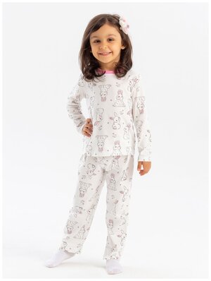 Пижама  КотМарКот, размер 98, белый