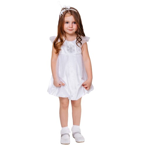 фото Карнавальный костюм снежинка пуговка рост 104