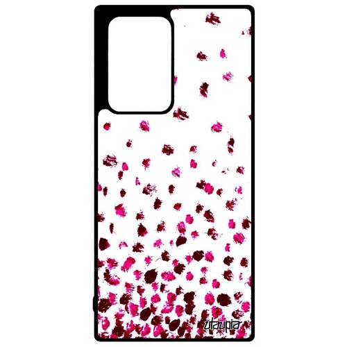 фото Защитный чехол на телефон // samsung galaxy note 20 ultra // "снег" узор фон, utaupia, белый