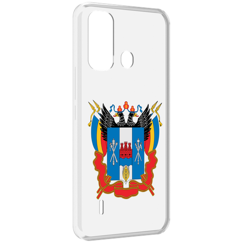 Чехол MyPads герб-ростовская-область для ITEL A49 / A58 / A58 Pro задняя-панель-накладка-бампер