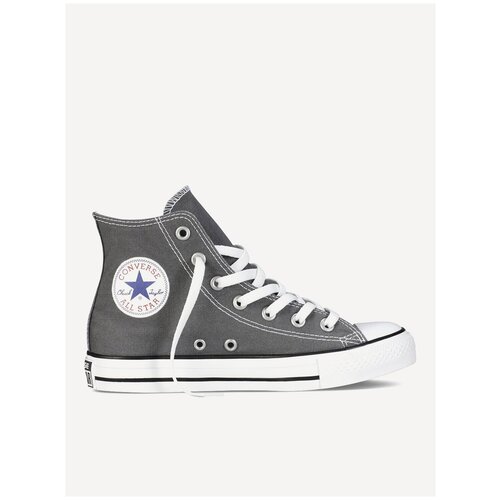 фото Кеды converse all star, летние, повседневные, высокие, размер 8us (41.5eu), серый