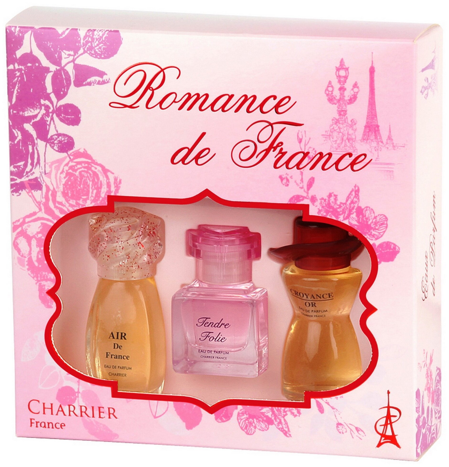 Набор парфюмированной воды "ROMANCE DE FRANCE"