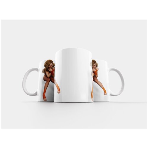 фото Кружка "женщина, сидя, привлекательный" 320 мл lotsprints