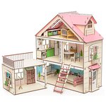 M-Wood кукольный домик Особняк с пристройкой - изображение
