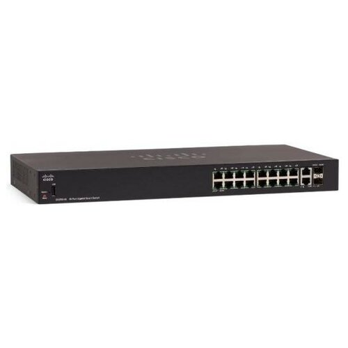 Коммутатор SG250-18-K9-EU Cisco SB SG250-18 18-Port Gigabit Smart Switch 2905500₽