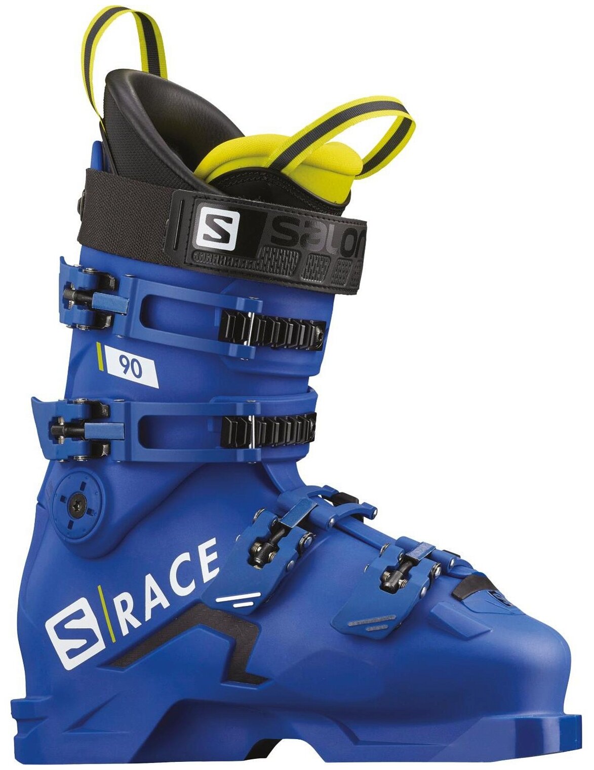 Горнолыжные ботинки детские SALOMON S/Race 90 Race Blue/Acid Green/Black (см:23)