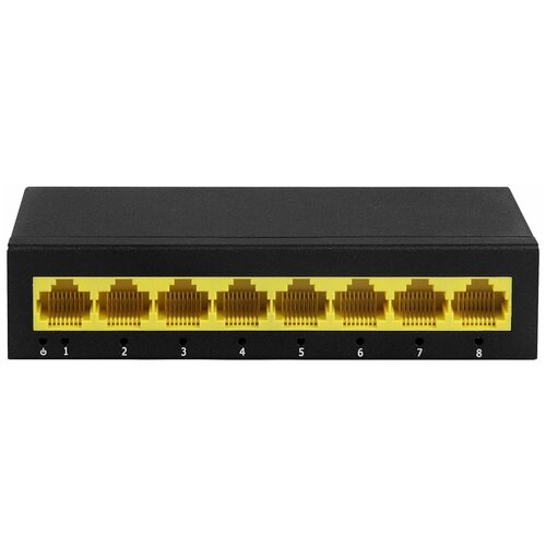 8-портовый гигабитный сетевой коммутатор с питанием 12В 8 портов 101001000Мбитс PND-08G 450800₽